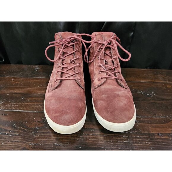 EUC Timberland Dausette Burgundy Nubuck Ankle Sneaker Boots/Sz. 8 - Picture 5 of 10